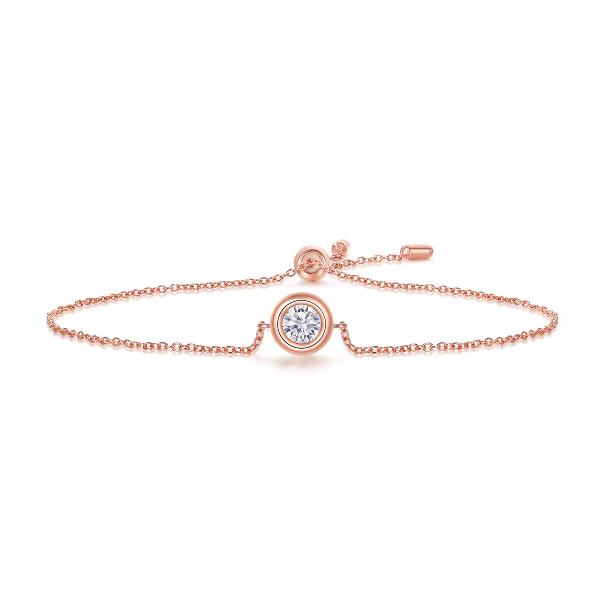 S925 Silver Women's Bracelet with Mosonite
