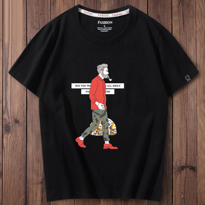 New Fashion Brand Men's Plus Size Hip Hop T-Shirt
