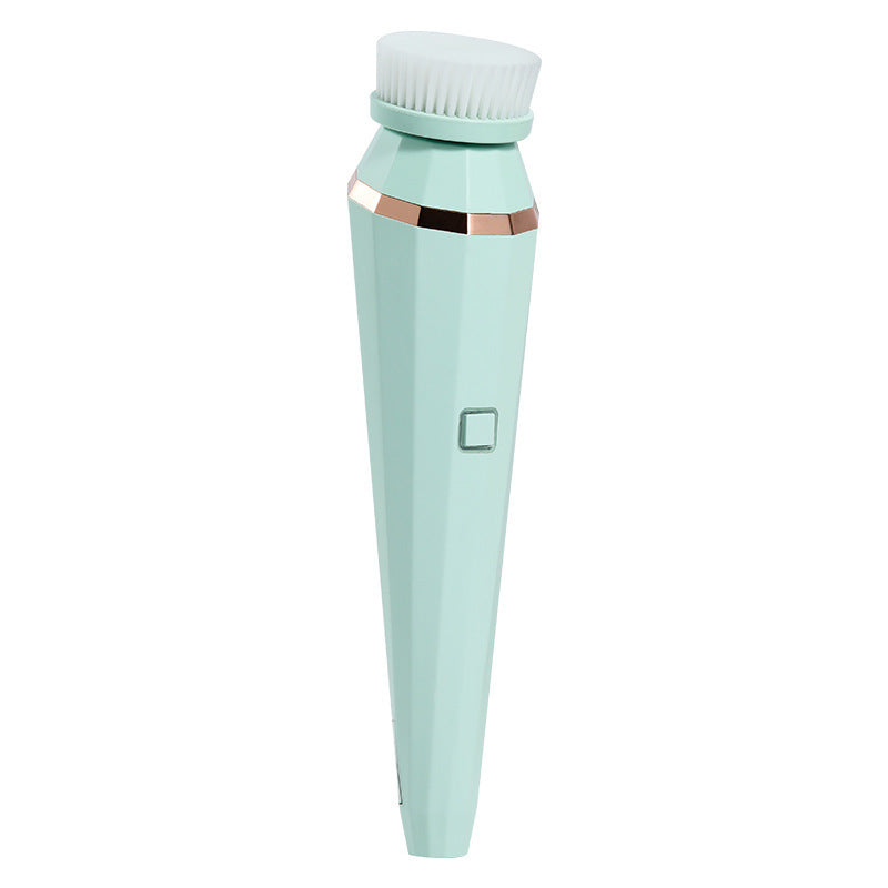 Electric Facial Cleansing Brush with 4 Brush Heads